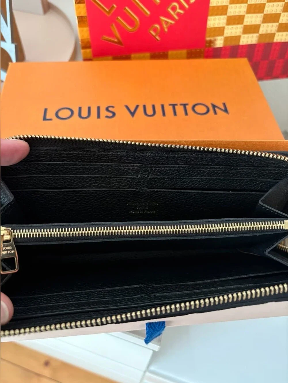 Louis Vuitton Black Clémence Wallet